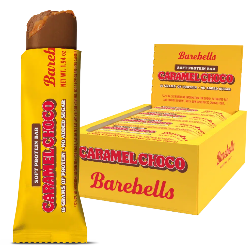 Barebells Protein Bar (Box of 12) — SOFT BAR Caramel Choco