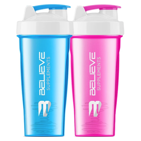 Believe Shaker Bottle (600ml) - Top Nutrition and Fitness
