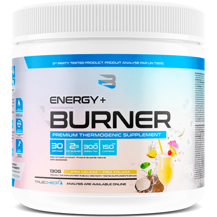 Believe Supplements Energy + Burner - Premium Thermogenic Supplement (30 servings) - Top Nutrition and Fitness