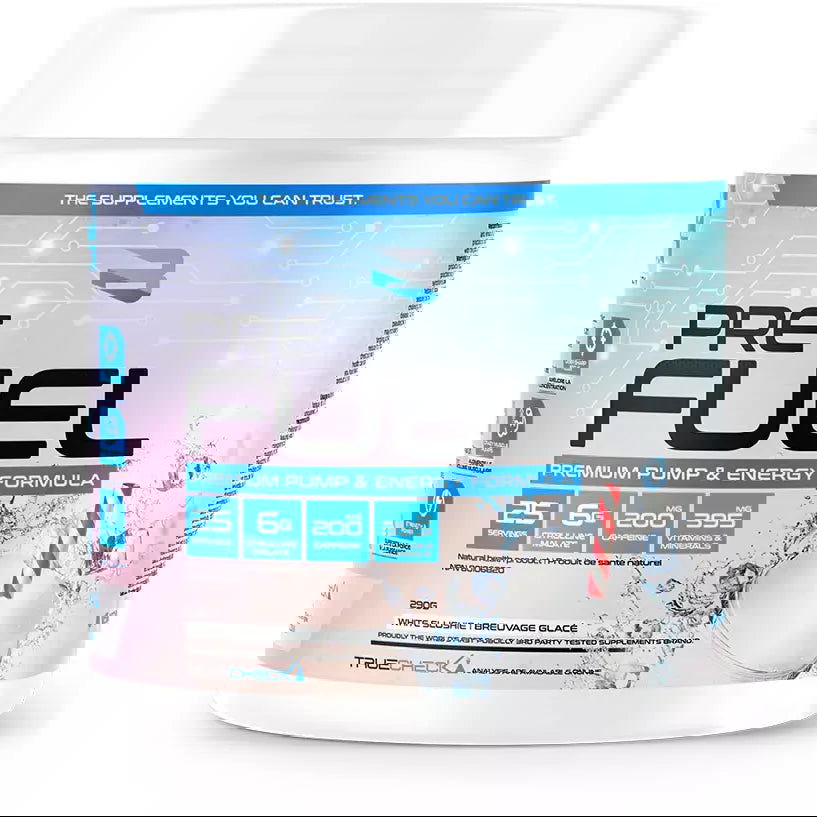 Believe Supplements Pre Fuel PRE WORKOUT (25 servings) - Top Nutrition and Fitness