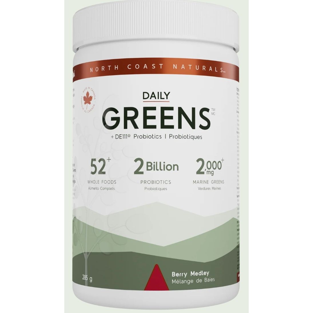 North Coast Naturals Ultimate Daily Greens (30 servings) — Berry Medley