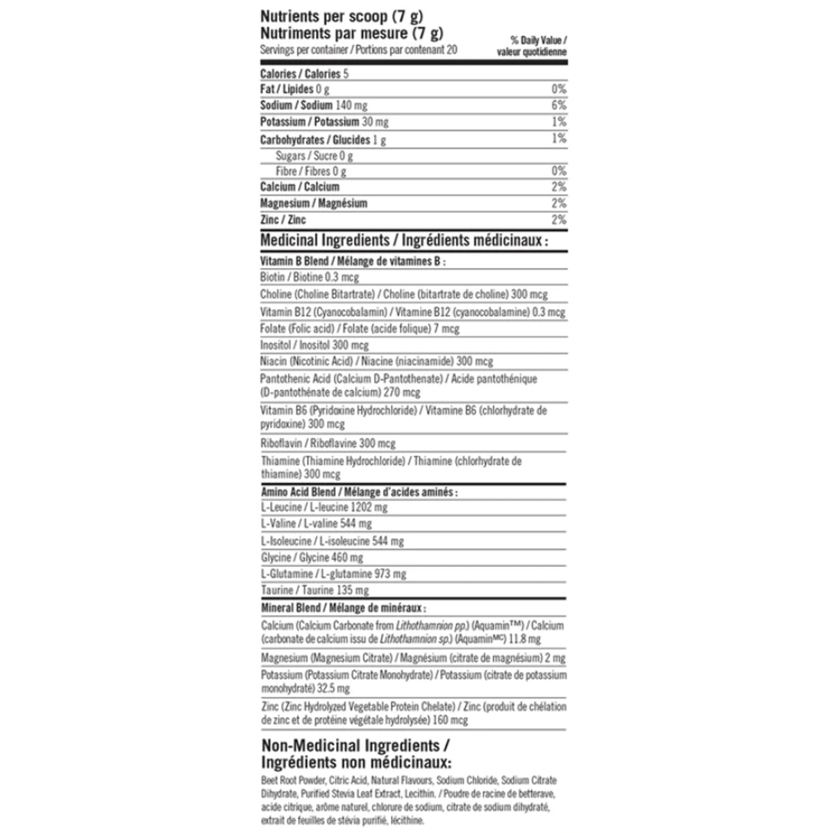 BioSteel Hydration Mix (7 individual packets) - Top Nutrition and Fitness Canada Mixed Berry-White Freeze-Peach Mang-Blue Raspberry