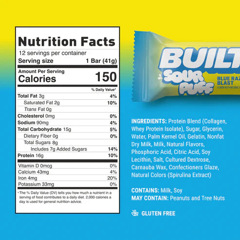 Built Protein Bars & Puffs (1 Bar)