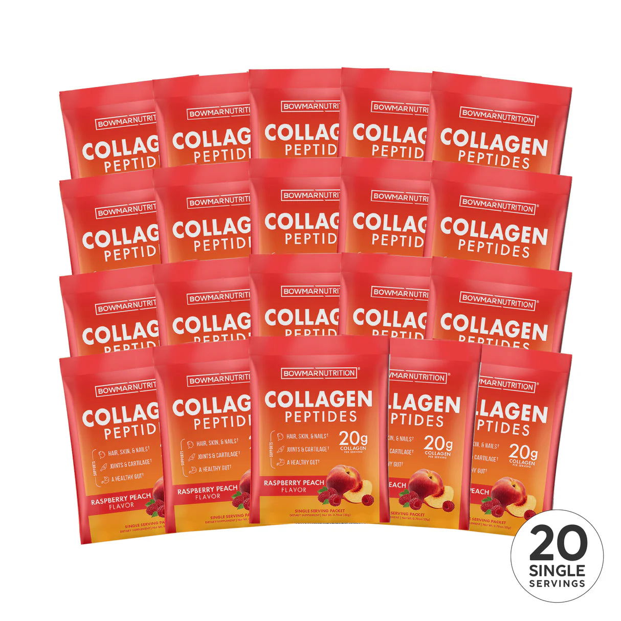 Bowmar Nutrition Flavored Collagen (30 servings) - Top Nutrition and Fitness