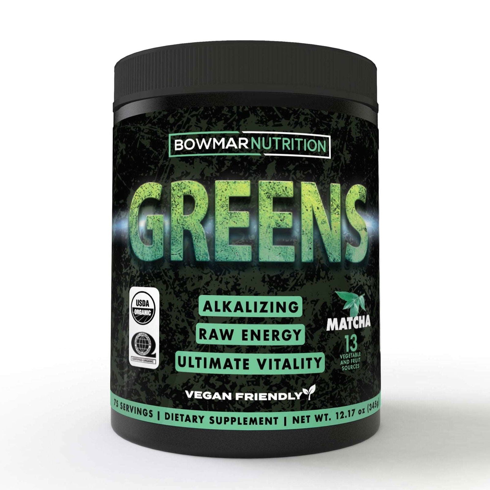 Bowmar Nutrition Greens (75 servings) - Top Nutrition and Fitness