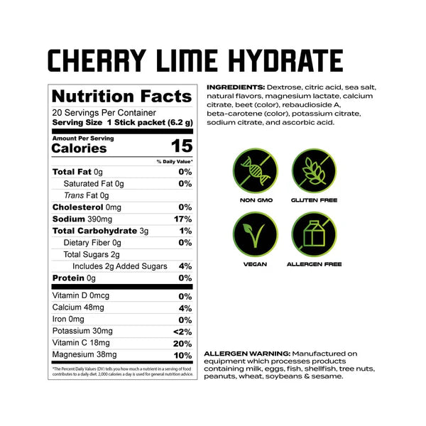 Bowmar Nutrition Hydrate (20 individual servings) - Top Nutrition and Fitness
