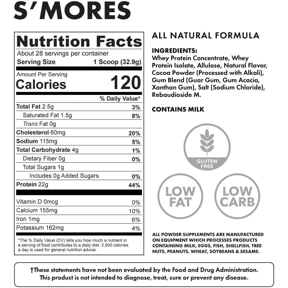 Bowmar Nutrition Whey Protein Powder (2 lbs) - Top Nutrition and Fitness