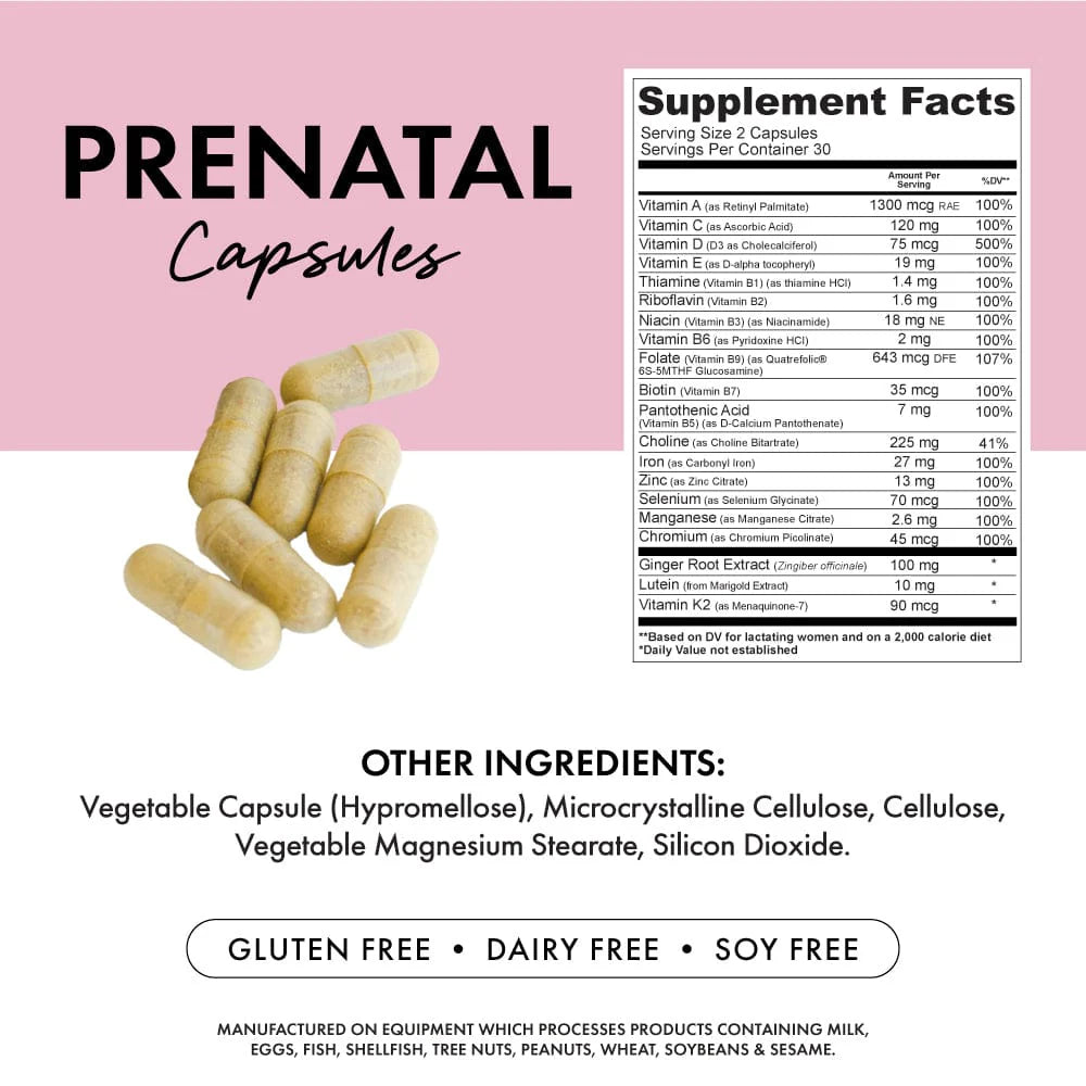 Bowmar Prenatal Multi Vitamin (60 capsules) - Top Nutrition and Fitness