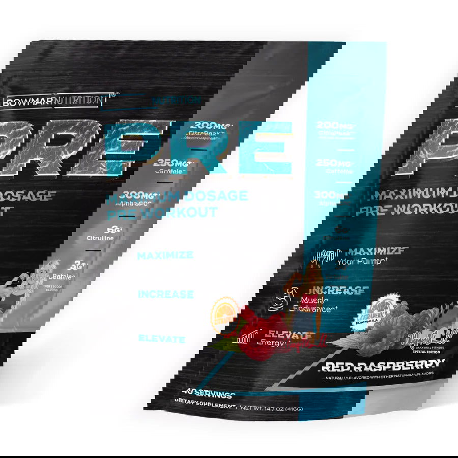 Bowmar Nutrition PRE WORKOUT (40 servings) - Top Nutrition and Fitness