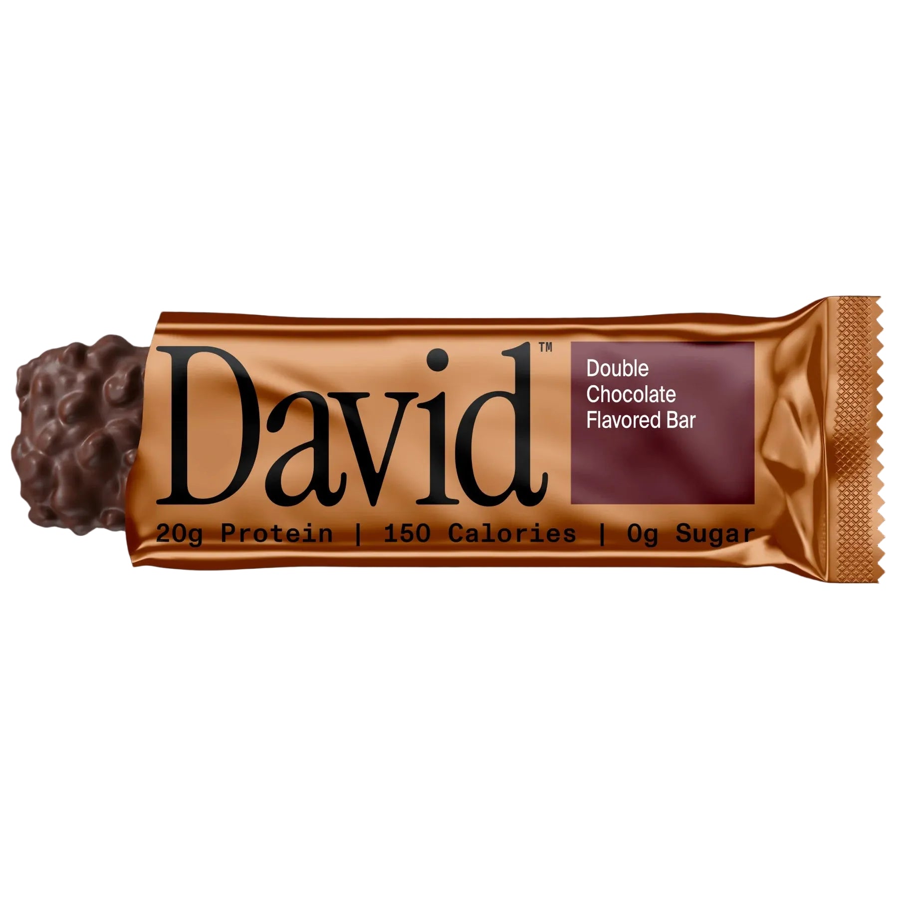 NEW David Protein Bar Bronze (1 bar) — Double Chocolate Crunch