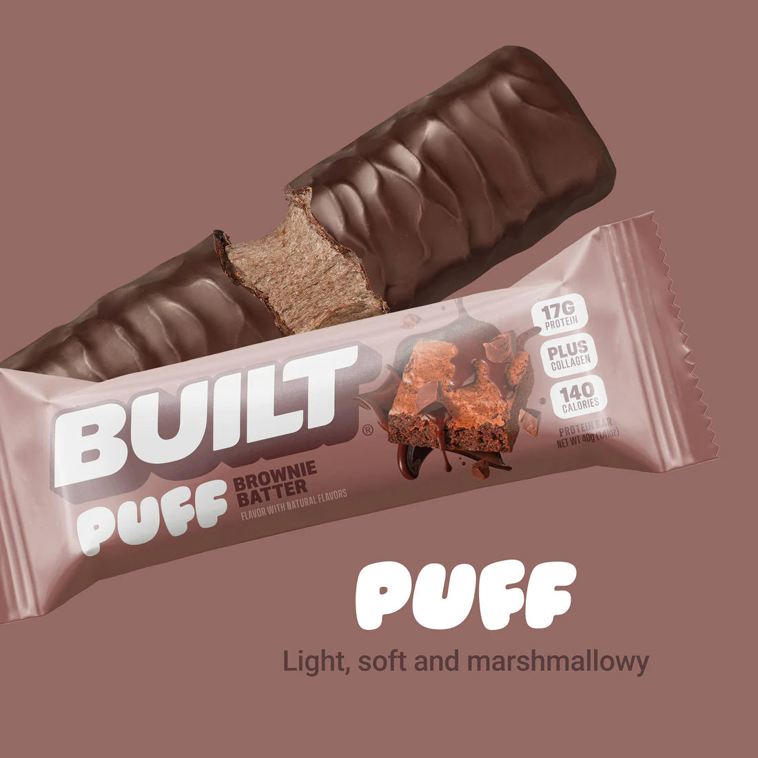 Built Protein Bar PUFFS (1 bar) - Top Nutrition and Fitness