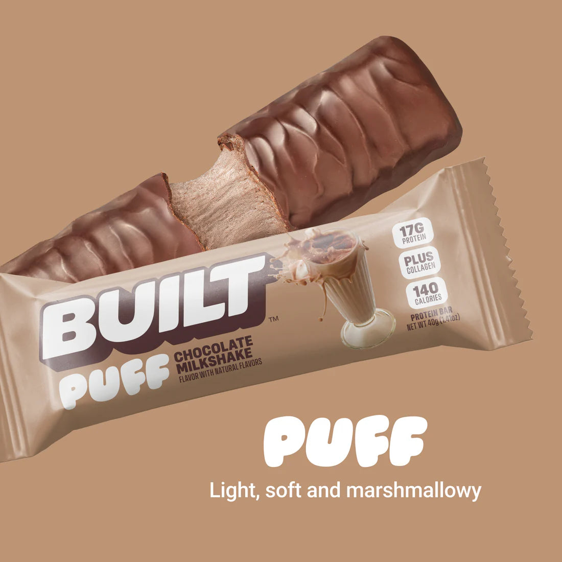 Barre protéinée construite PUFFS (1 barre)