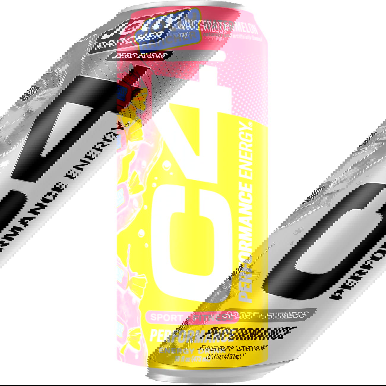 C4 Original Energy Drink Can | Carbonated Pre-Workout Drink Canada & USA Versions (1 can) Jolly Rancher Peach (USA) - Celluco