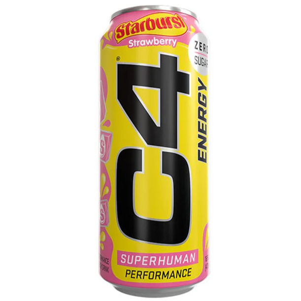 C4 Original Carbonated Pre-Workout (1 can) - Top Nutrition and Fitness Canada Starburst Cherry (USA)-Starburst Strawberry (USA)-Popsicle Hawaiian Pineapple (USA)-Jolly Rancher Watermelon (USA)-Jolly Rancher Green Apple (USA)