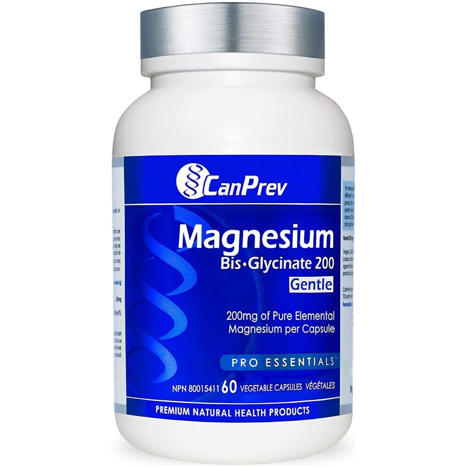 CanPrev Magnesium Bis-Glycinate 200 Gentle (60 capsules) - Top Nutrition and Fitness