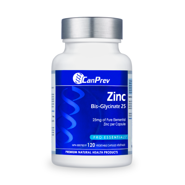 CanPrev Zinc Bis-Glycinate 25 - Top Nutrition and Fitness
