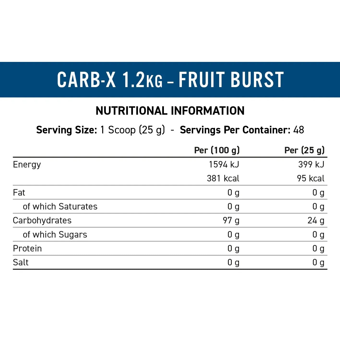 Applied Nutrition Carb-X (48 Servings)