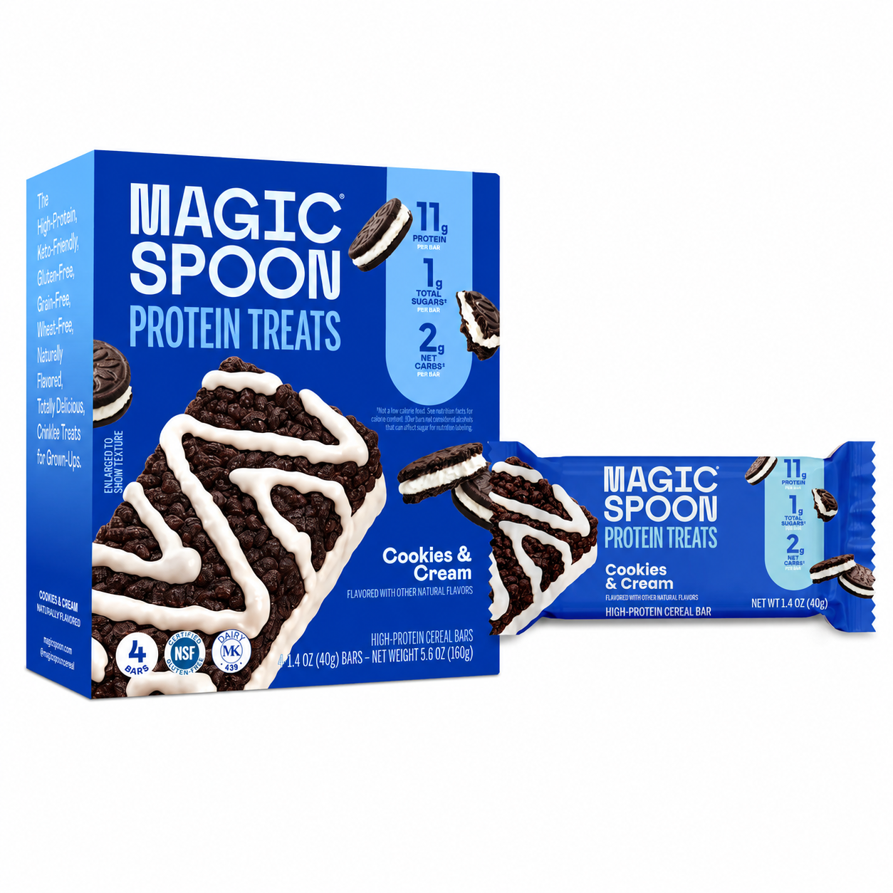 Magic Spoon Treats GF Keto Protein Bar (1 SINGLE BAR)