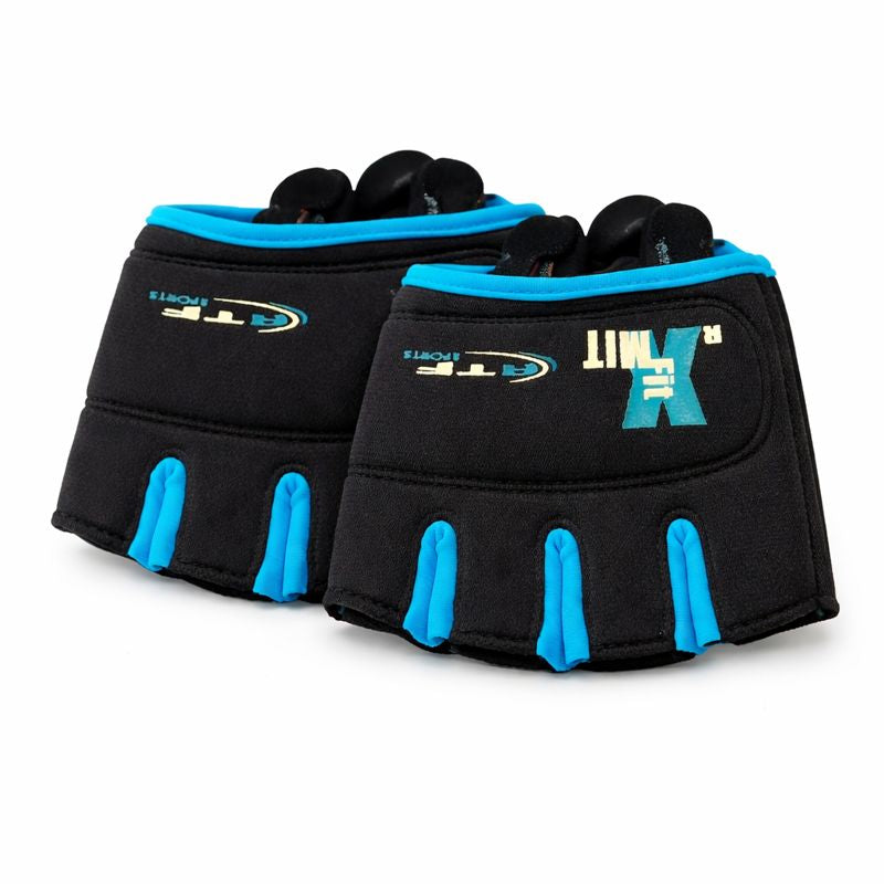ATF Sports X Fit Mit Workout Gloves - Top Nutrition and Fitness Canada large blue-large grey-small blue-small grey