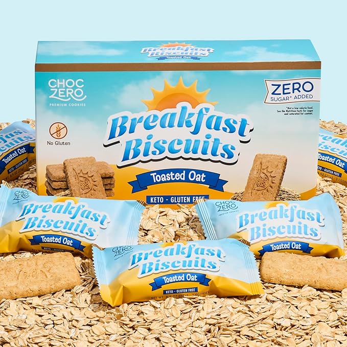 ChocZero GF Keto Breakfast Cookies (30 cookies) - Top Nutrition and Fitness