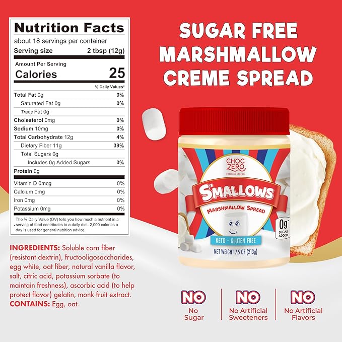 ChocZero Keto Spread (1 jar) - Top Nutrition and Fitness
