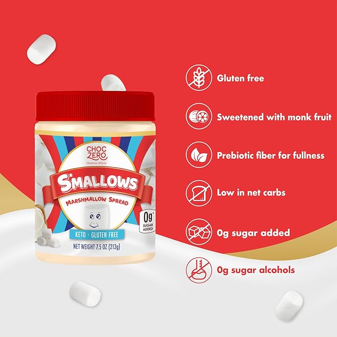 ChocZero Keto Spread (1 jar) - Top Nutrition and Fitness