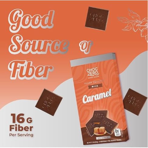 ChocZero Sugar Free Keto Bark (8 pieces) - Top Nutrition and Fitness