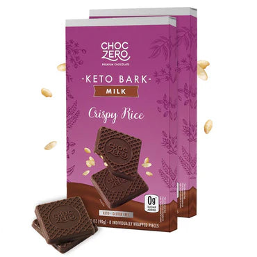 ChocZero Sugar Free Keto Bark (1 bar of 8 pieces) — Not Sugar Cookies *limited edition* front