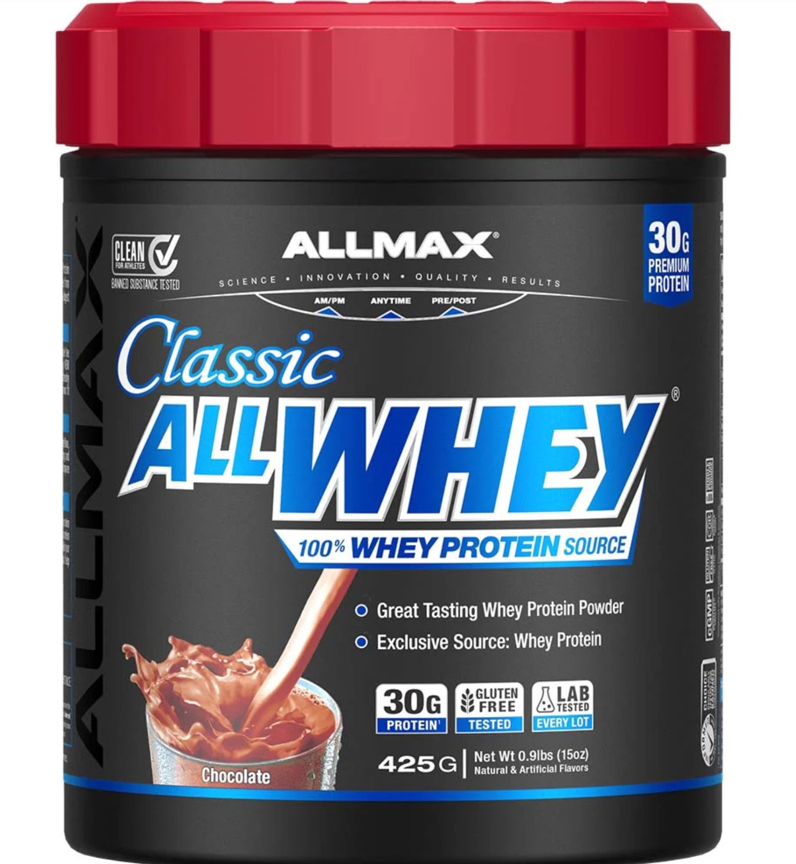 Allmax AllWhey Classic 100% Whey Protein Powder (1lb)