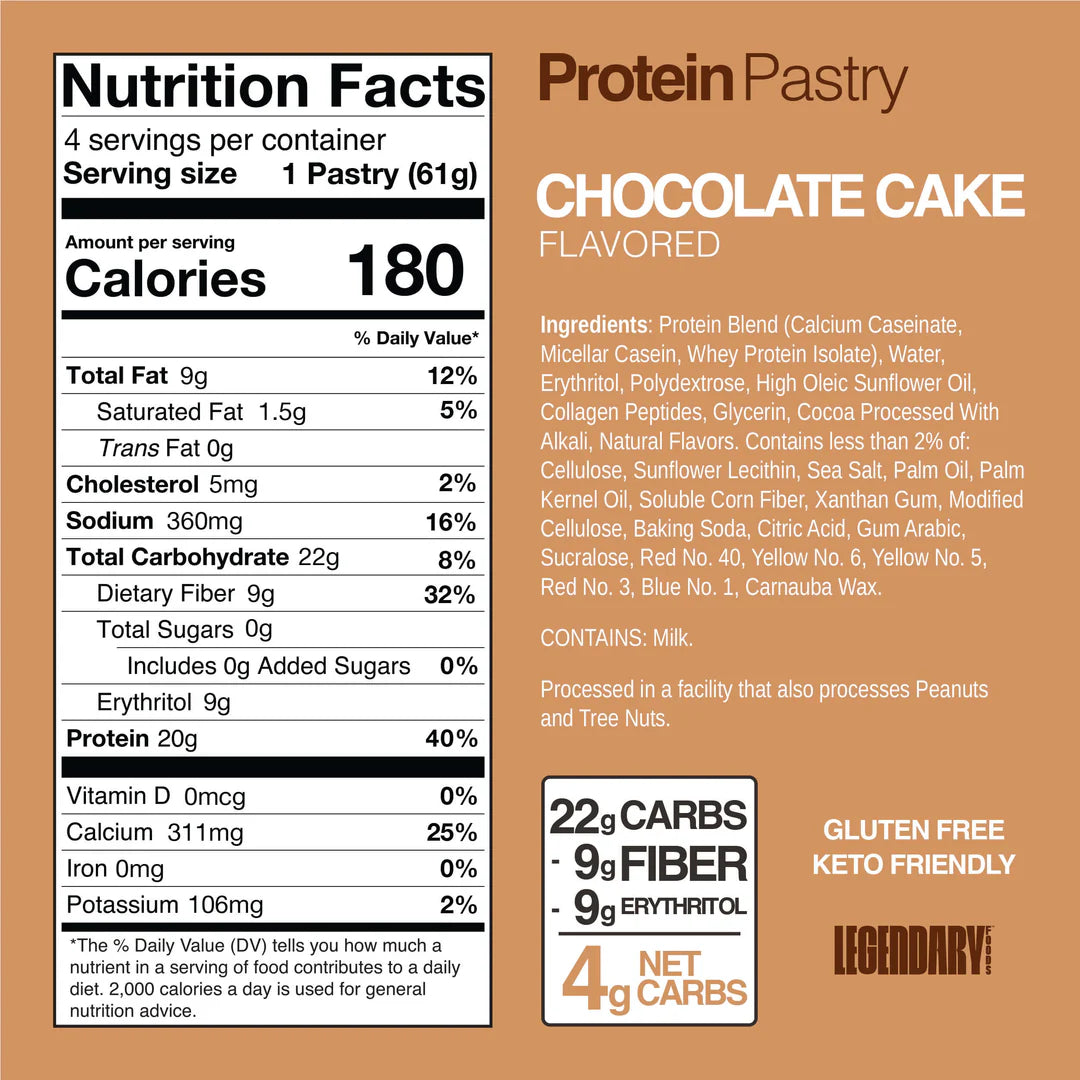 Legendary Foods GF Keto Protein Pastry (1 "poptart")