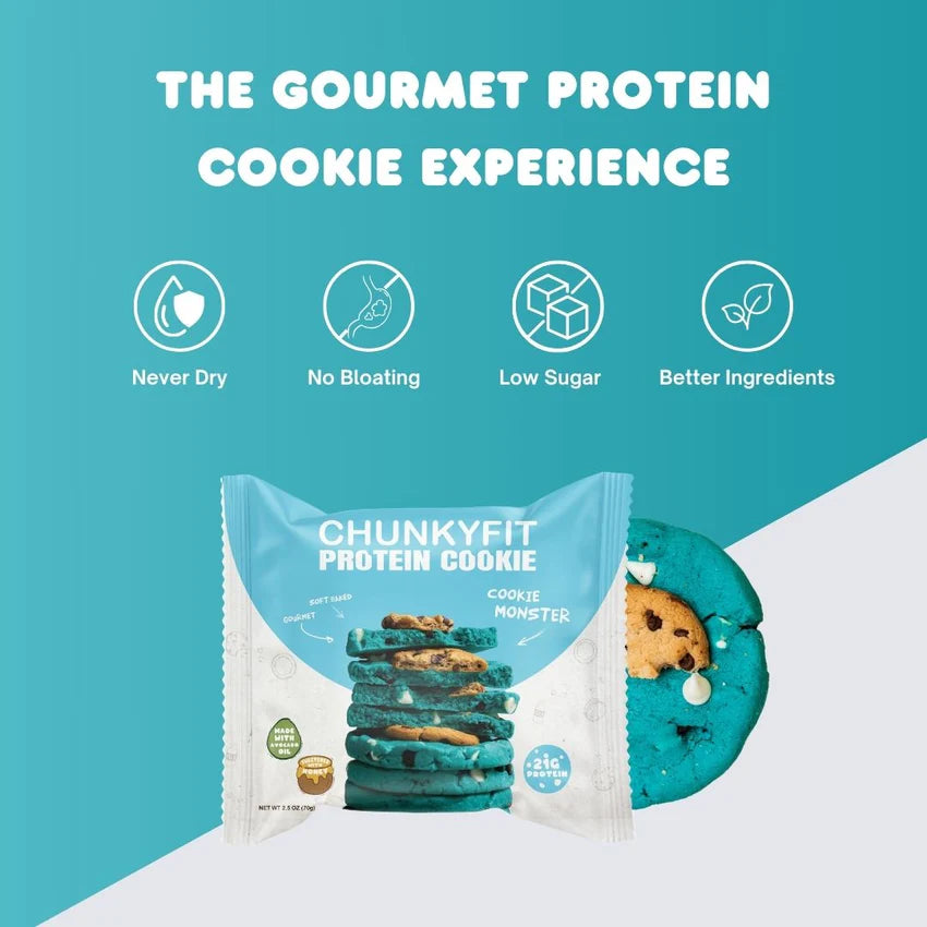 ChunkyFit Protein Cookie (1 cookie) - Top Nutrition and Fitness
