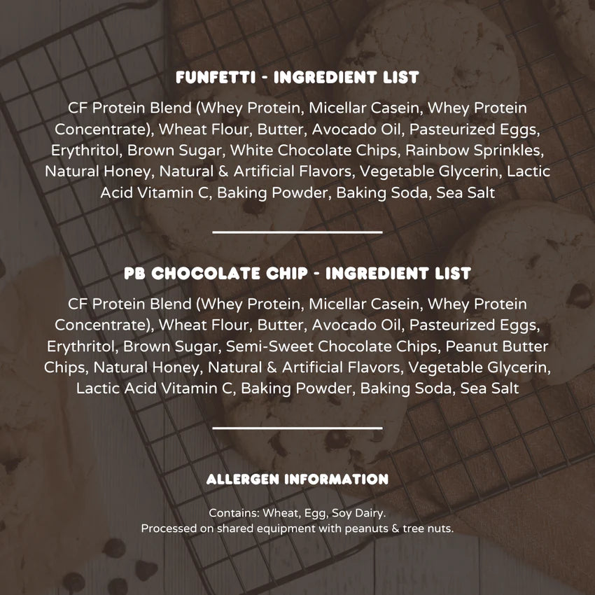 ChunkyFit Protein Cookies Variety Pack (5 cookies) - Top Nutrition and Fitness