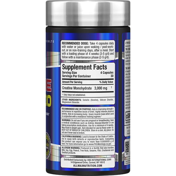 Creatine 3000 capsules (120 capsules)