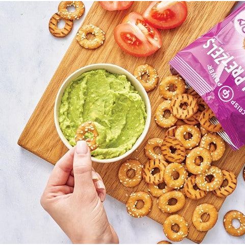 Crisp Power High Protein Keto Vegan Pretzels(1 bag) - Top Nutrition and Fitness