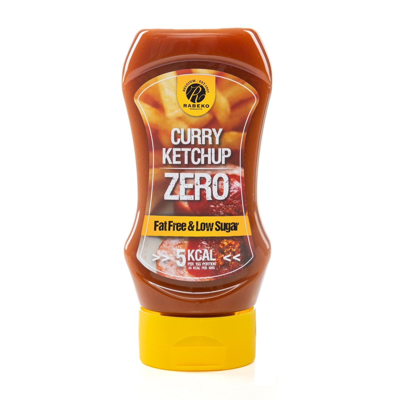 Rabeko Zero Sugar Low Cal Sauces — Curry Ketchup front