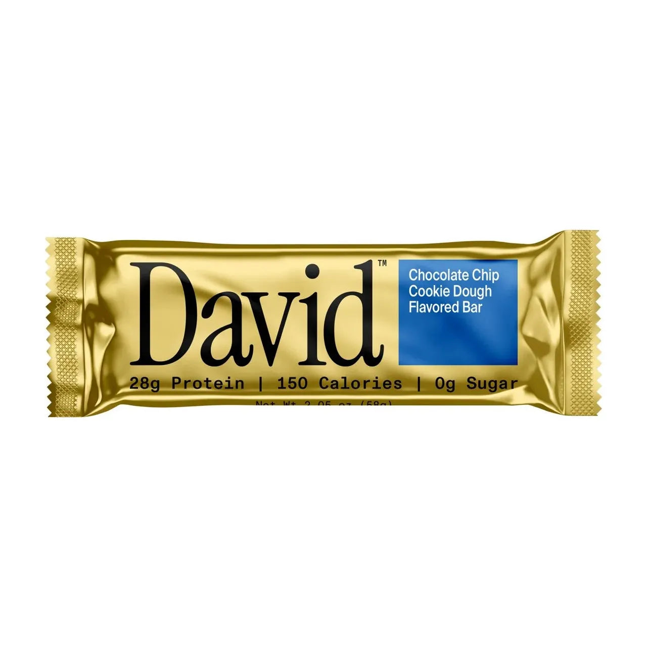 David Gold GF High Protein Bar (1 Bar) *online only for 24h* — Chocolate Chip Cookie Dough
