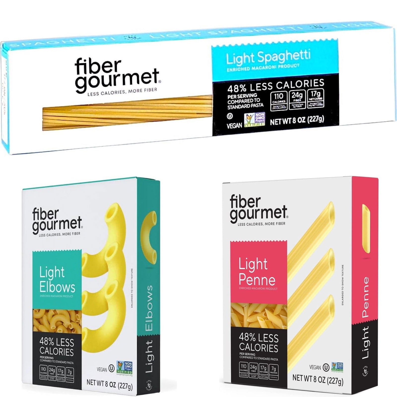 Fiber Gourmet High Fiber Low Calorie Pasta - Top Nutrition and Fitness