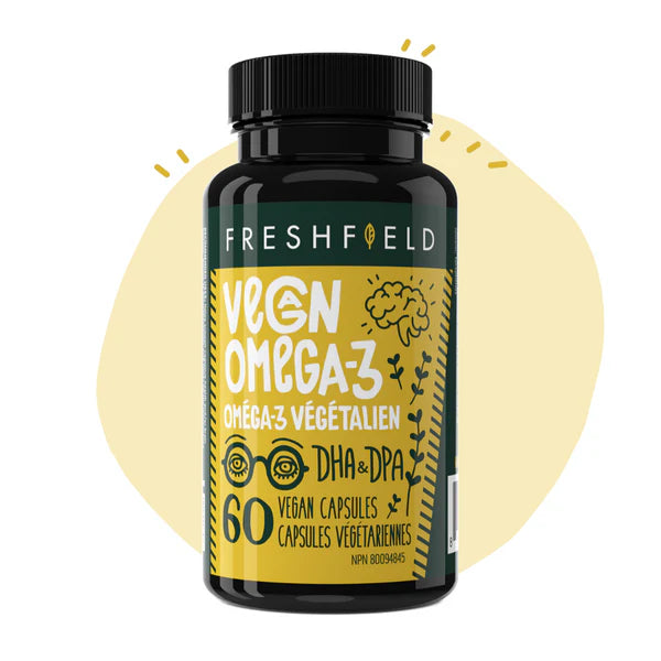 Freshfield VEGAN Omega-3 (60 Caps) - Top Nutrition and Fitness