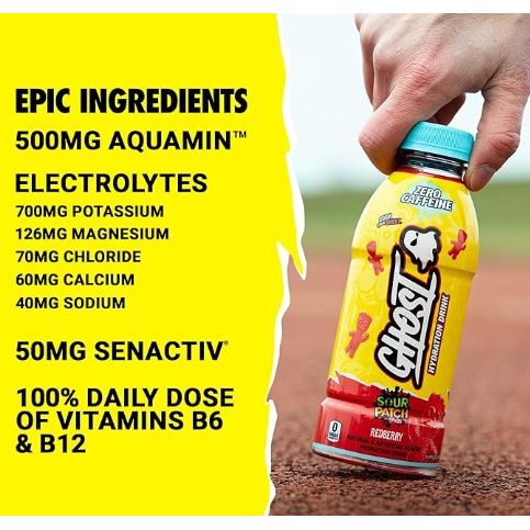 GHOST Hydration RTD (1 bottle) - Top Nutrition and Fitness