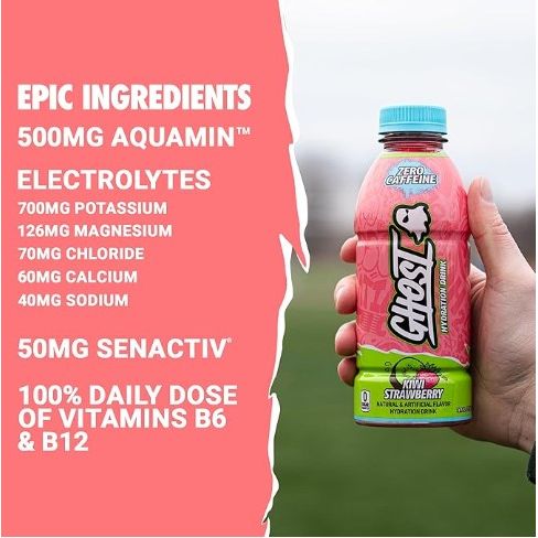 GHOST Hydration RTD (1 bottle) - Top Nutrition and Fitness