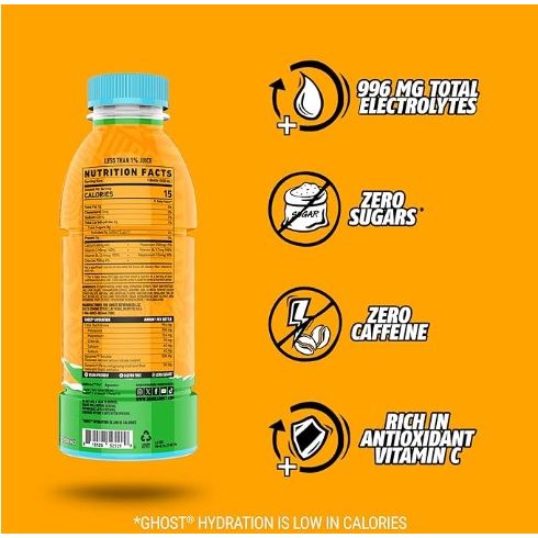 GHOST Hydration RTD (1 bottle) - Top Nutrition and Fitness