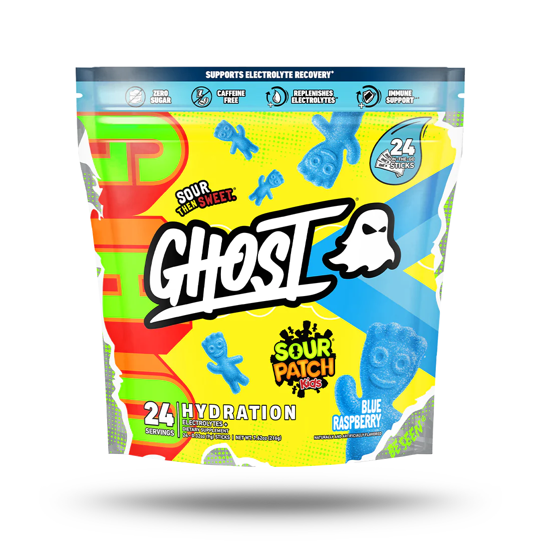 GHOST Hydration Sticks (24 Stick Packs) - Top Nutrition and Fitness
