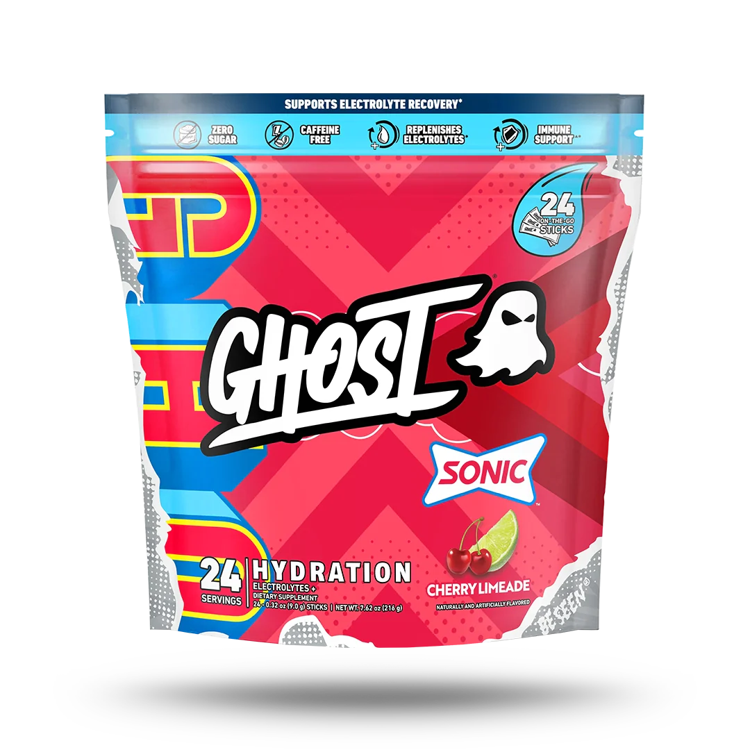 GHOST Hydration Sticks (24 Stick Packs) - Top Nutrition and Fitness