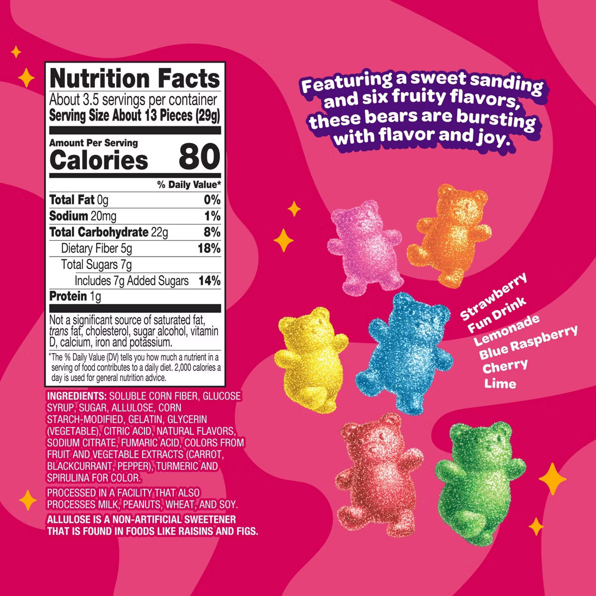 Bonbons acidulés à faible teneur en sucre Joyride (sac de 3 portions)