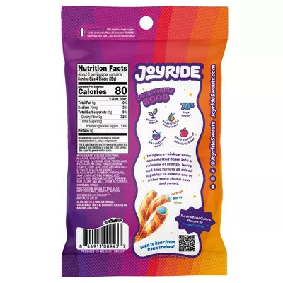 Joyride Low Sugar Candy (1 bag of 3 servings)