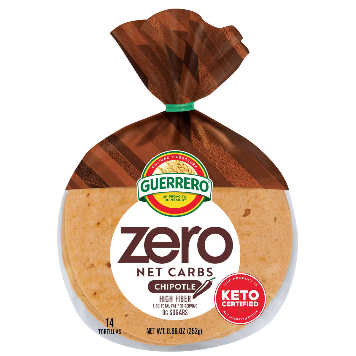 Guerrero Street Taco Size Zero Net Carbs Tortillas -(14 taco tortillas)