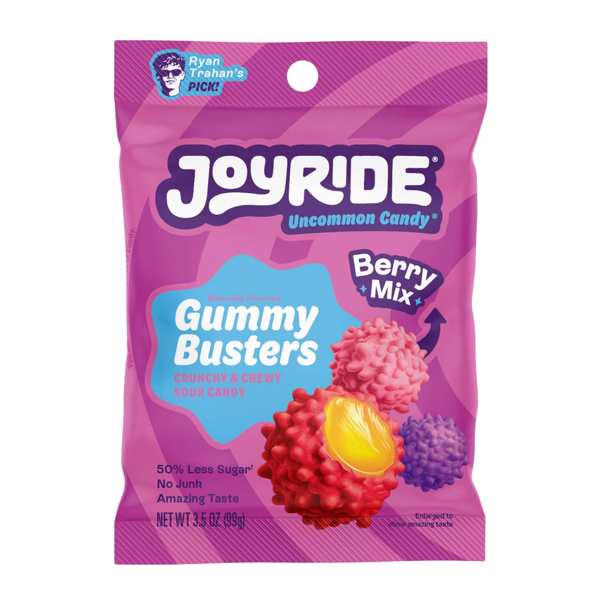 Bonbons acidulés à faible teneur en sucre Joyride (sac de 3 portions)