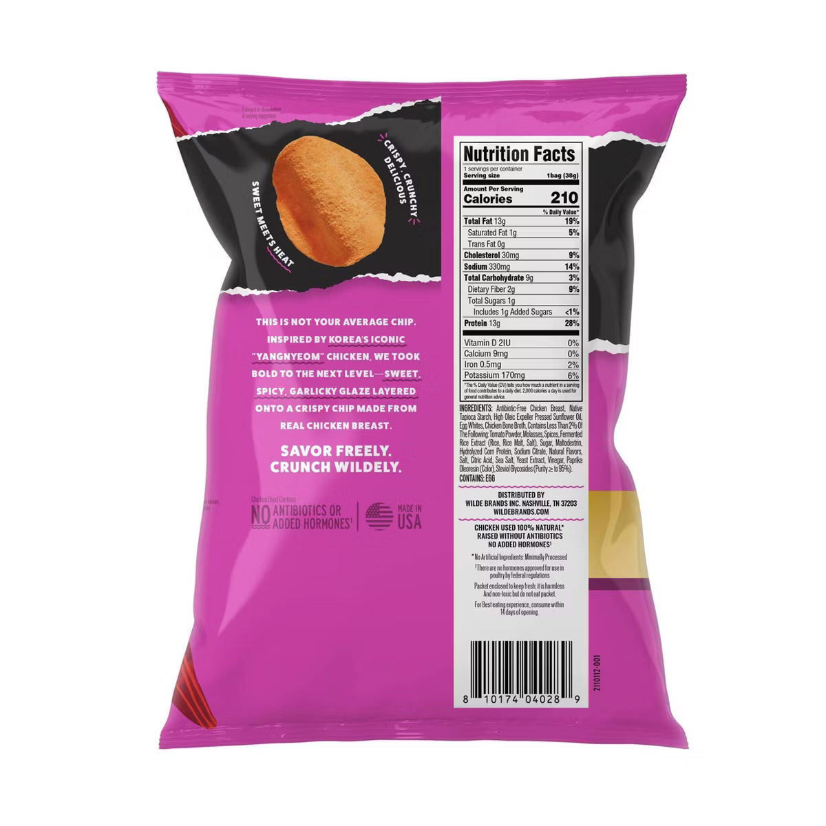 Wilde Protein Chips (1 bag) — alternate angle view