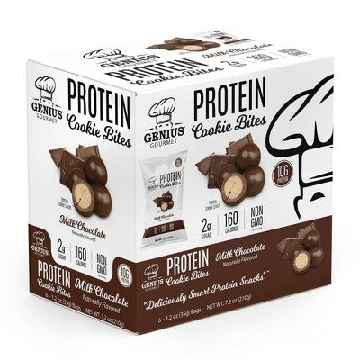 Genius Gourmet KETO GF Cookie Bites (Box of 6) - Top Nutrition and Fitness