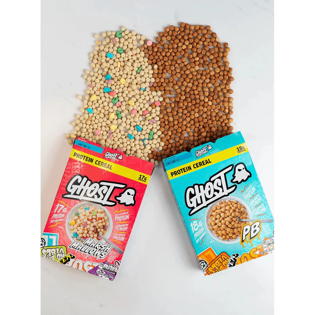 Ghost High Protein Cereal (1 box) - Top Nutrition and Fitness Canada Marshmallows-Peanut Butter